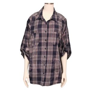 🍄 Button Up Blouse, Size 2XL